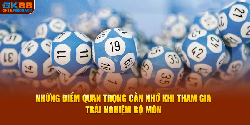 Những điểm quan trọng cần nhớ khi tham gia trải nghiệm bộ môn 